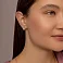 Серьги из красного золота с фианитами (арт. 110592) – изображение 2