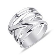Фото Кольцо серебряное Trendy Style без вставок (арт. 7501/1019р)