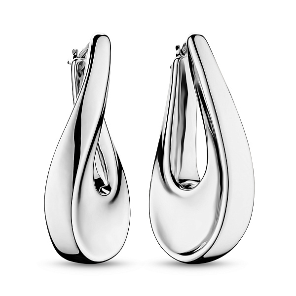 Сережки Francelli из белого золота (арт. 105582б) – изображение 1