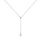 Серебряное колье-галстук с фианитами (арт. 7507/2433) – изображение 1
