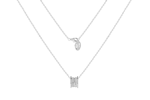 Серебряное колье с фианитами (арт. 7507/980) – изображение 2