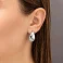 Золотые серьги Капля Francelli (арт. е1091753б) – изображение 2