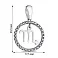 Серебряный подвес Скорпион (арт. 7503/А054скпю) – изображение 2