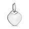 Серебряный подвес Сердце без камней (арт. 7503/П2/1037) – изображение 1