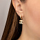 Серьги из красного золота (арт. 1091185) – изображение 2