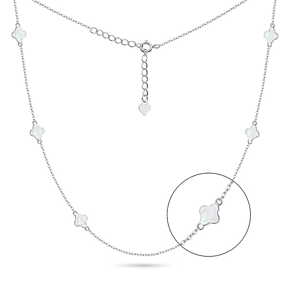 Колье из серебра с эмалью (арт. 7507/857/7еб) – изображение 1