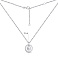 Серебряное колье с фианитом (арт. 7507/1628) – изображение 3