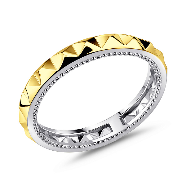 Серебряное кольцо без камней (арт. 7501/8504бж) – изображение 1