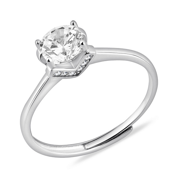 Серебряное кольцо с фианитами (арт. 7501/8053) – изображение 1
