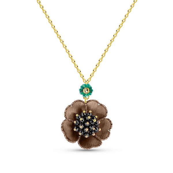 Золотое колье Francelli (арт. 352710жкрзч) – изображение 1
