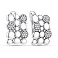 Серебряные массивные серьги с фианитами (арт. 7902/2200) – изображение 1