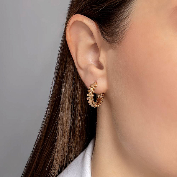 Серьги из красного золота (арт. 1091824/20) – изображение 2