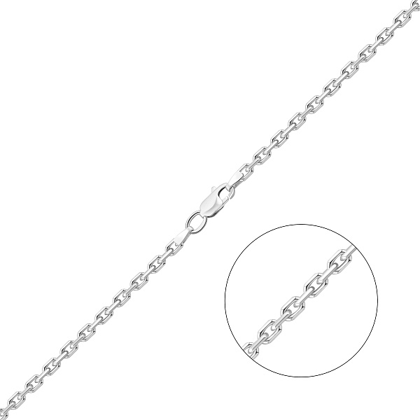 Тонкая золотая цепочка плетения Якорь (арт. Ц306216б) – изображение 1