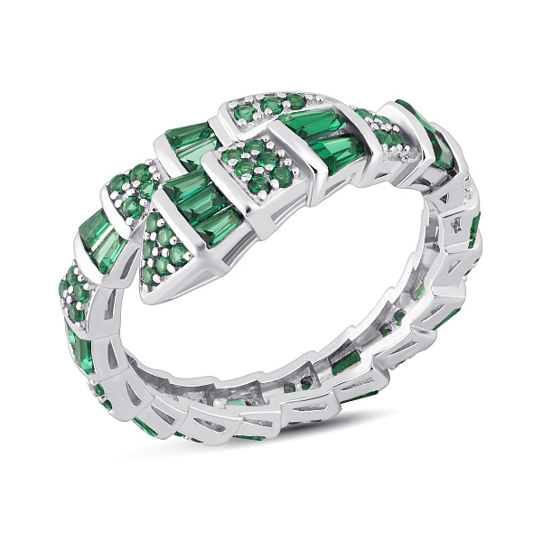 Серебряное кольцо Змея (арт. 7501/8498аз) – изображение 1