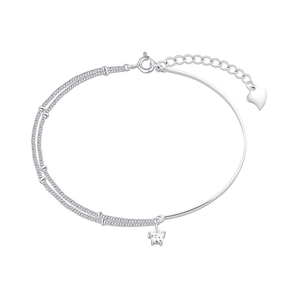 Серебряный браслет с фианитами (арт. 7509/5175) – изображение 1