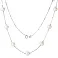 Серебряное колье с жемчугом (арт. 7507/1051жб) – изображение 2