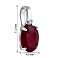 Серебряный кулон с крупным рубином (арт. 7503/2187943Р) – изображение 2