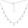 Серебряное колье с подвесками без камней (арт. 7507/2028) – изображение 2