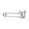 Серебряная булавка Бабочка (арт. 7511/БР2/005) – изображение 1