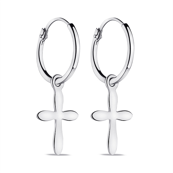 Серебряные серьги с подвесками (арт. 7502/9586/15) – изображение 1