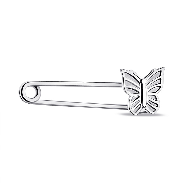 Серебряная булавка Бабочка (арт. 7511/БР2/005) – изображение 1