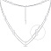 Двойное серебряное колье (арт. 7507/1891) – изображение 1