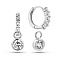 Серьги из серебра с фианитами (арт. 7502/2185994) – изображение 1
