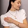 Серьги-подвески из красного золота (арт. 110579) – изображение 5