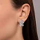 Золотые серьги с бриллиантами (арт. С28151100б) – изображение 2