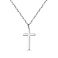 Колье из серебра Крестик без вставок (арт. 7507/1284) – изображение 1
