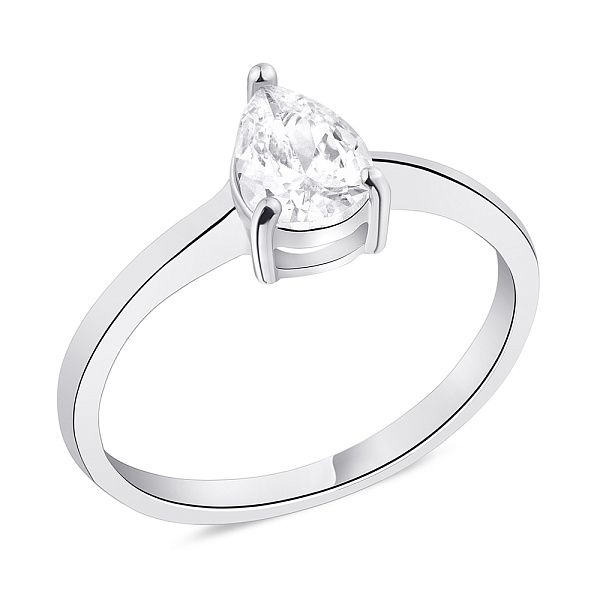 Серебряное кольцо с фианитом (арт. 7501/5733) – изображение 1