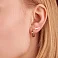 Серьги-кольца из красного золота (арт. 111192) – изображение 3