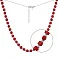 Колье из серебра с красным ониксом (арт. 7507/2009ок) – изображение 1
