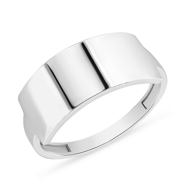 Кольцо из белого золота (арт. 155097б) – изображение 1