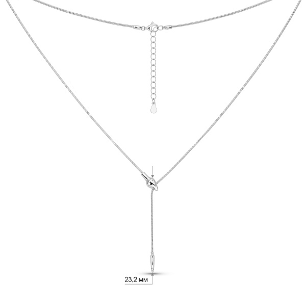 Серебряное колье Змея (арт. 7507/2615) – изображение 3