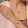 Золотое колье Клевер с ониксом (арт. 361496/8о) – изображение 4