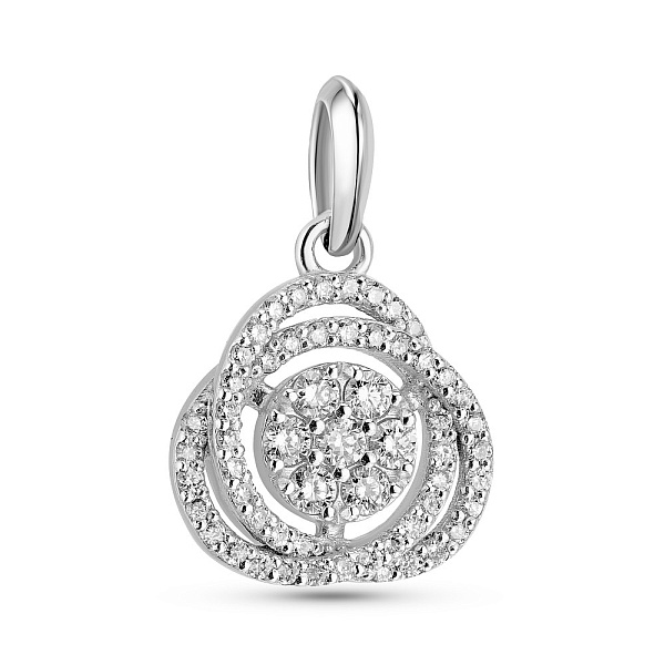 Золотой кулон с бриллиантами (арт. 3190307202) – изображение 1