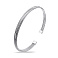 Серебряный жесткий браслет без камней (арт. 7509/3875) – изображение 1