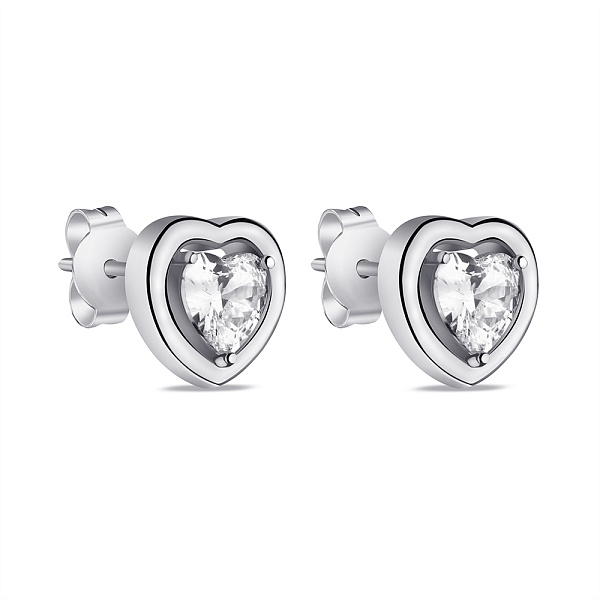 Серебряные серьги с фианитами (арт. 7518/6936) – изображение 1