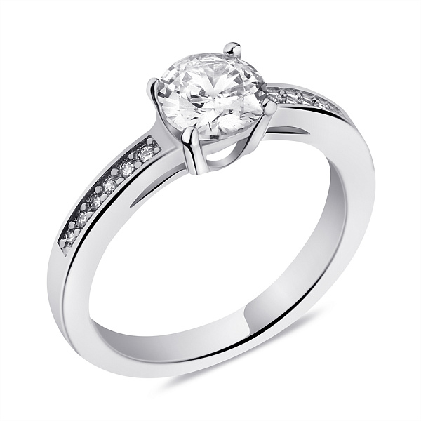 Серебряное кольцо с фианитами (арт. 7501/4242) – изображение 1