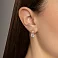 Серьги золотые с фианитами (арт. 111038) – изображение 2