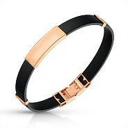 Фото Браслет из каучука и золота (арт. 3261311)