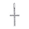 Серебряный крестик с фианитами (арт. 7503/П2Ф/178) – изображение 1