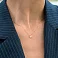 Золотое колье с фианитами (арт. 352403) – изображение 5