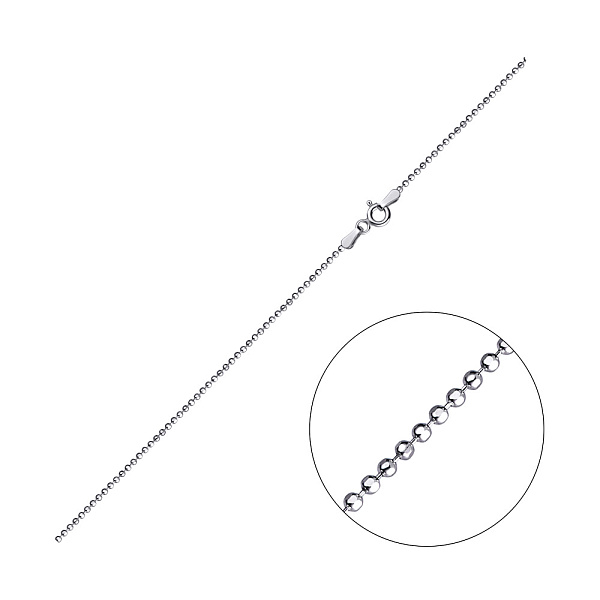 Серебряная цепочка плетения Гольф (арт. 7508/808Р3/40) – изображение 1