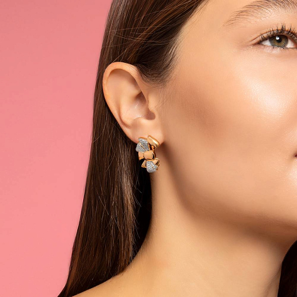 Серьги из желтого золота Francelli (арт. С111361050ж) – изображение 3