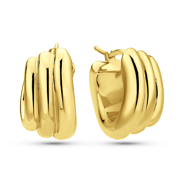 Сережки з жовтого золота Francelli (арт. е1091805ж) – зображення 1