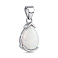 Серебряный подвес с одним опалом (арт. 7503/4491Поб) – изображение 1