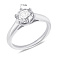Серебряное кольцо с фианитом (арт. 7501/8047) – изображение 2