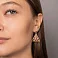 Серьги из красного золота (арт. 111285) – изображение 3